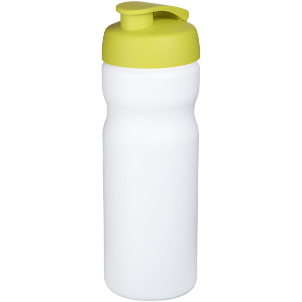 Baseline® Plus 650 ml flip lid sport bottle - White/Lime
