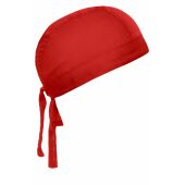 MB041 Bandana Hat rood one size