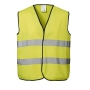 Worker vest | EN 20471 - Fluorescent yellow, L/XL