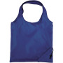 Bungalow opvouwbare polyester boodschappentas - Koningsblauw