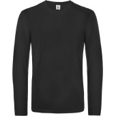 #E190 Men's T-shirt long sleeve Black XL