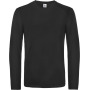 #E190 Men's T-shirt long sleeve Black 3XL