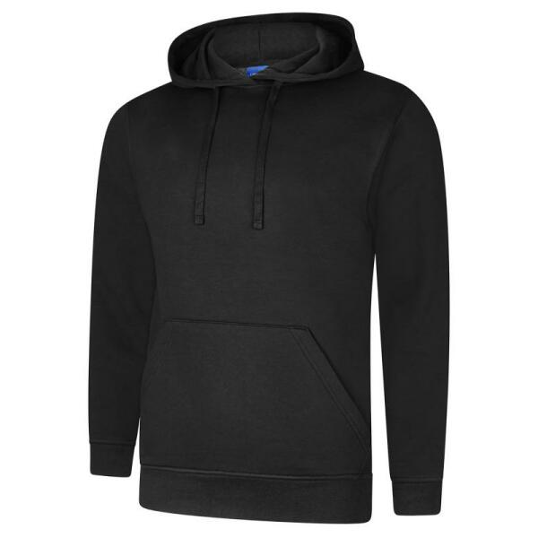 Deluxe Hooded Sweatshirt - L - Black