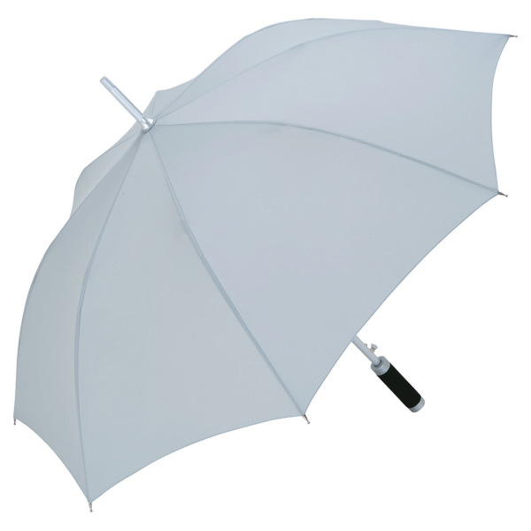 AC alu regular umbrella Windmatic light grey