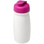 H2O Active® Pulse 600 ml sportfles met flipcapdeksel - Wit/Roze