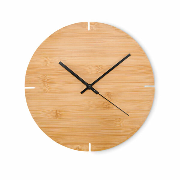 ESFERE - Round shape bamboo wall clock