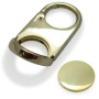 Euro-Hook Coin Holder In Gold Shine Finishing