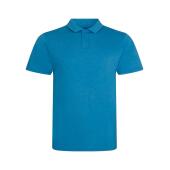 AWDis Tri-Blend Polo Shirt, Heather Sapphire Blue, L, Just Polos