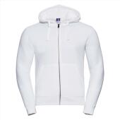 RUS Men Authentic Zip Hood Jacket, White, XS