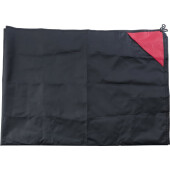 Polyester opvouwbare deken Amal zwart