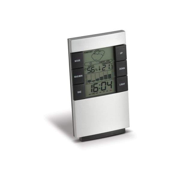 Voordelig electronisch weerstation Zilver Voordelig electronisch weerstation Zilver