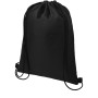 Oriole 12-can drawstring cooler bag 5L - Solid black
