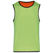 Omkeerbaar rugbyhesje Lime / Spicy Orange XXL/3XL