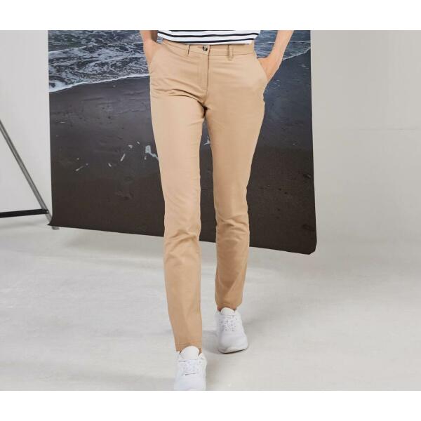 LADIES STRETCH CHINO TROUSERS
