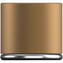 SCX.design S26 speaker 3W voorzien van ring met oplichtend logo - Brons/Wit