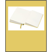 Classic A6 hardcover notitieboek - Geel