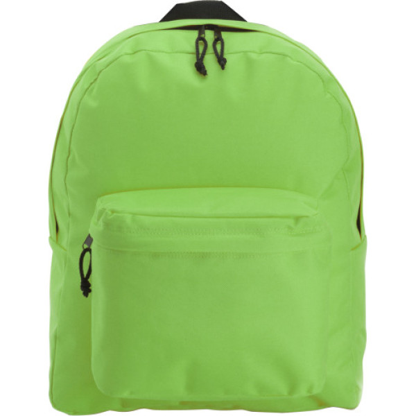 Polyester (600D) backpack Livia lime