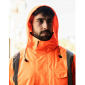 Hi-Vis Rain Jacket Lite "Kaunas" - Orange - S