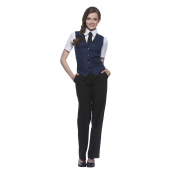 WF 2 Ladies' Waistcoat Lena - navy - 46