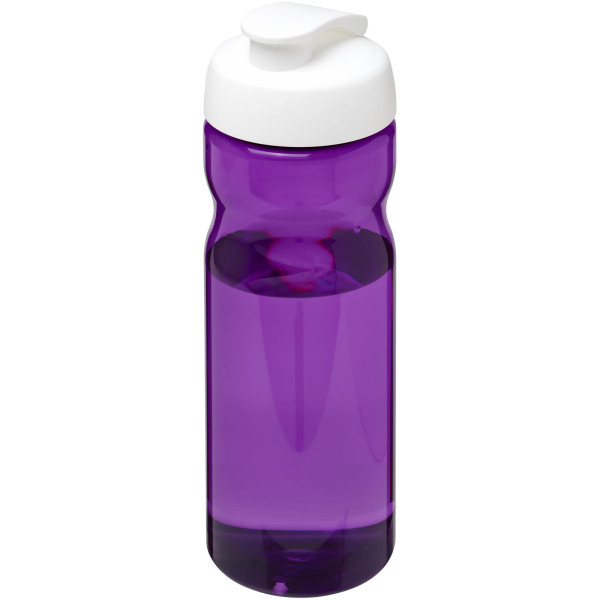 H2O Active® Eco Base 650 ml flip lid sport bottle - Purple/White