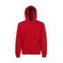 Classic Hooded Sweat Jacket - Red