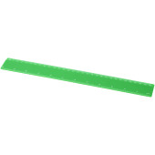 Renzo 30 cm kunststof liniaal - Groen