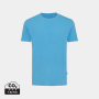 Iqoniq Bryce recycled cotton t-shirt, tranquil blue