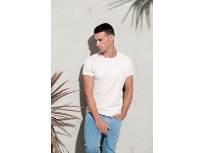 Heren-t-shirt bio-katoen ronde hals Heren-t-shirt bio-katoen ronde hals