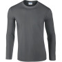 Softstyle® Euro Fit Adult Long Sleeve T-shirt Charcoal XL