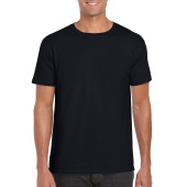 Gildan T-shirt SoftStyle SS for him Black 4XL