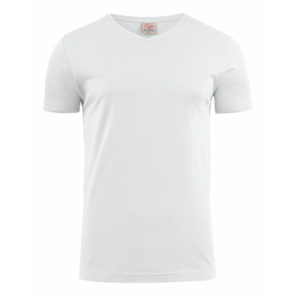 Printer Heavy V t-shirt White 5XL
