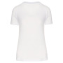 Gerecycled damessport-T-shirt met ronde hals White XXL