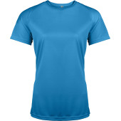 Functioneel damessportshirt Aqua Blue XXL