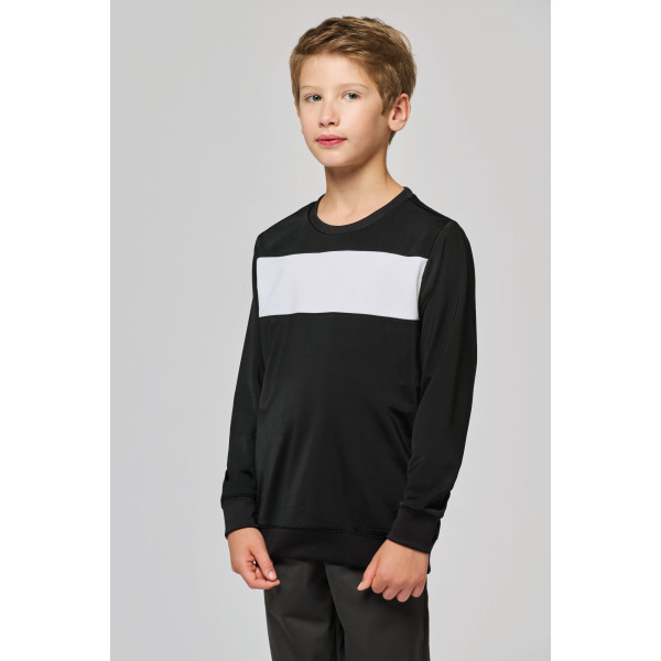 Sweater in polyester kind Black / White 6/8 jaar