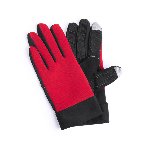Afbeelding van 25st. Touchscreen Sport Handschoenen Vanzox - ROJ - S/T