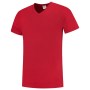 T-shirt V Hals Fitted 101005 Red XXL