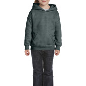 Gildan Sweater Hooded HeavyBlend for kids Dark Heather XL