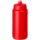 Baseline® Plus 500 ml drikkeflaske med håndtag og kuppelformet låg - Rød