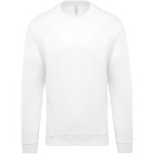 Crew neck sweatshirt White L