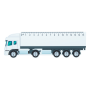 Trucker 15 - liniaal van 15 cm, vrachtwagen