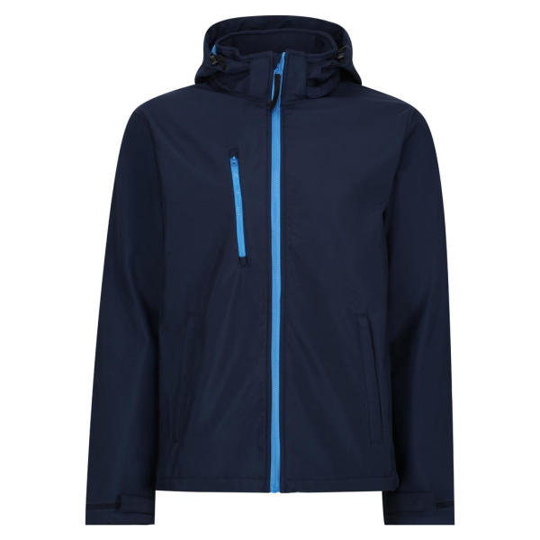 Venturer 3-Layer Hooded Softshell Jacket - Navy/French Blue - S