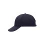MB016 6 Panel Cap Laminated navy one size