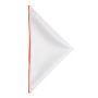 J.H&F Handkerchief White/Orange One size