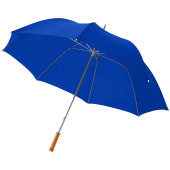 Karl 30" golfparaplu met houten handvat - Koningsblauw