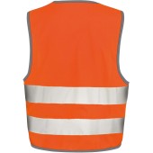 Core Junior Safety Vest Fluorescent Orange 4/6 ans