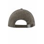 MB6230 6 Panel Corduroy Sandwich Cap - dark-grey/light-grey - one size