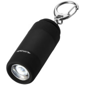 Avior oplaadbaar LED USB sleutelhangerlampje - Zwart