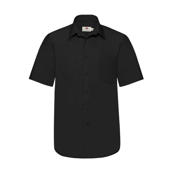 Poplin Shirt Short Sleeve - Black