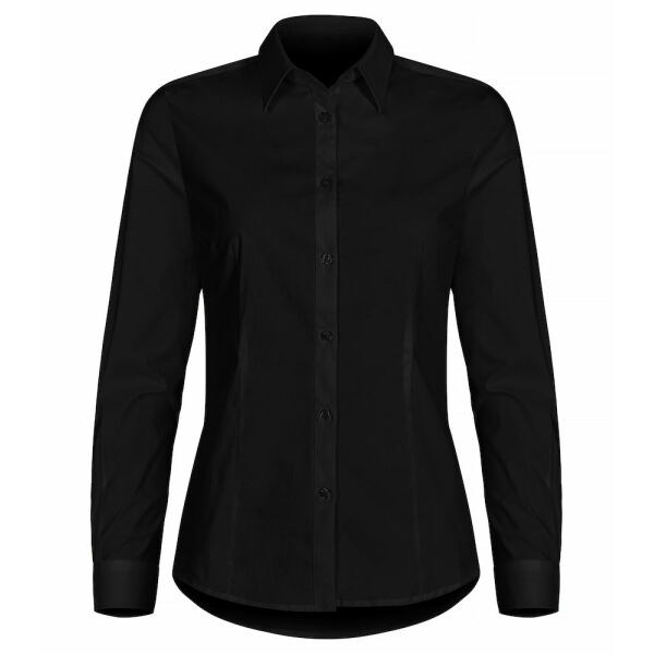 Clique Stretch dames overhemd zwart 34/xs