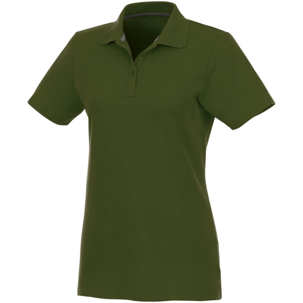 Helios short sleeve women's polo - Army green - S
